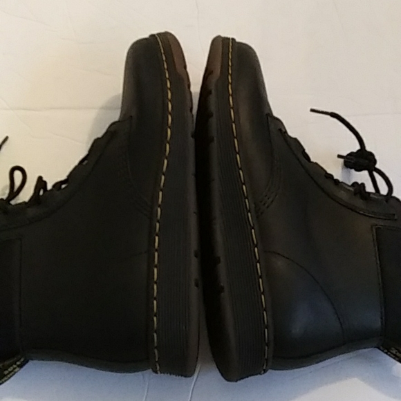 Dr. Martens Black Combat Moto Boots - Picture 3 of 13